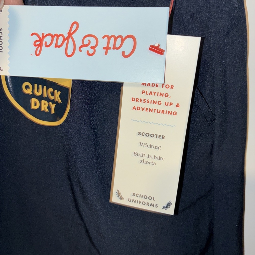 Cat & Jack School Uniforms Scooter in Fighter Pilot Blue - Girls L (10/12) Skirt - Picture 3 of 5